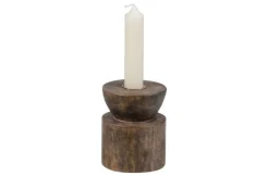 WOOOD Ljusstake 'Aiden' - Brun