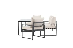 Reforma Loungeset 'Vico' - Svart