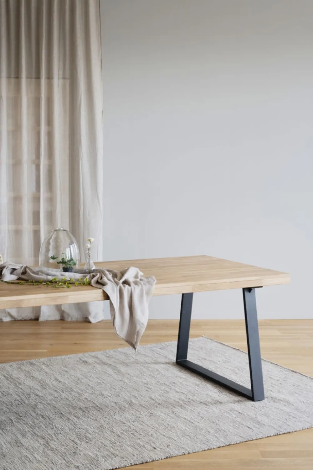 Rowico Home Matbord 'Brooklyn' 170x95cm - Natur/Svart