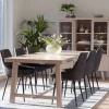 Rowico Home Matbord 'Brooklyn' 220x95cm - Vitpigmenterad
