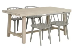 Rowico Home Matbord 'Brooklyn' 170x95cm - Vitpigmenterad Ek