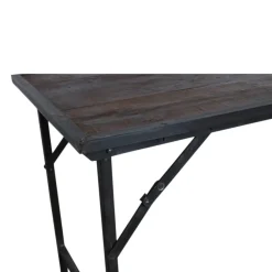 Vintage Matbord 'Factory' 153x62cm - Brun/Svart
