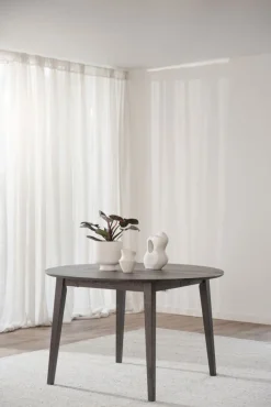 Rowico Home Matbord 'Filippa' Runt 120cm - Mörkbrun