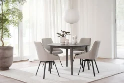 Rowico Home Matbord 'Filippa' Runt 120cm - Mörkbrun