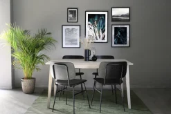 Rowico Home Matbord 'Filippa' 140x90cm - Vitpigmenterad