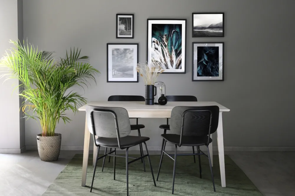 Rowico Home Matbord 'Filippa' 140x90cm - Vitpigmenterad