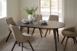 Rowico Home Matbord 'Filippa' 170x105 - Svart