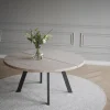 Rowico Home Matbord 'Fred' Runt 160cm - Vitpigmenterad