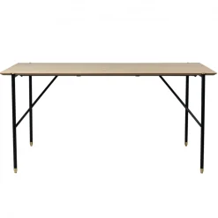 Reforma Matbord 'Hornstull' 160x90cm - Ek/Svart