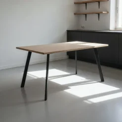 Reforma Matbord 'Klassisk' 140x80cm - Svart/Ek