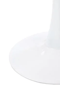 Reforma Matbord 'Lorca' Runt 80cm - Marmor/Vit