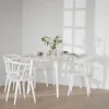 Rowico Home Matbord 'Lotta' 120x80cm - Vit