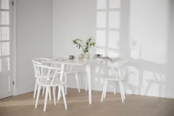 Rowico Home Matbord 'Lotta' 120x80cm - Vit