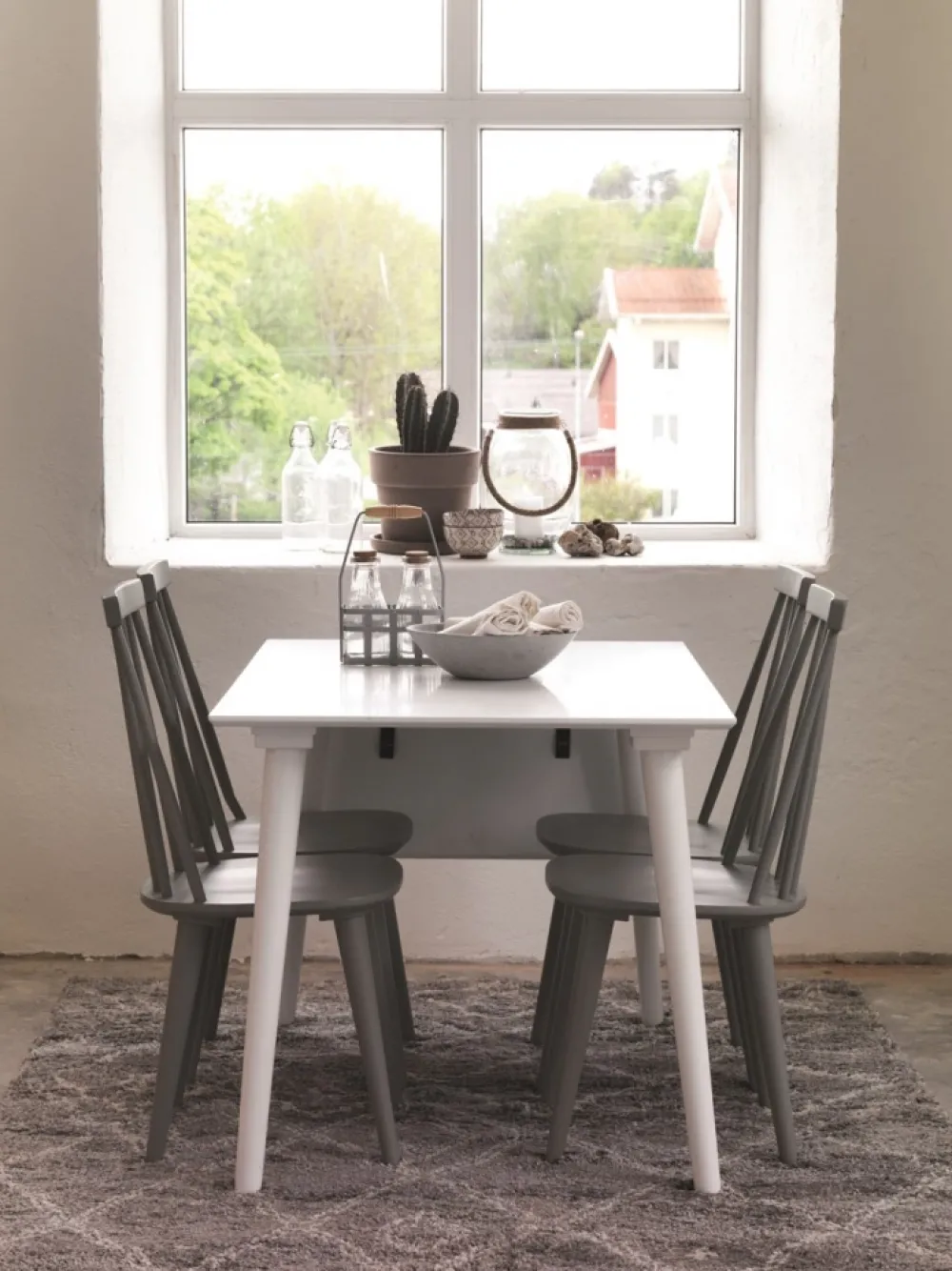 Rowico Home Matbord 'Lotta' 120x80cm - Vit