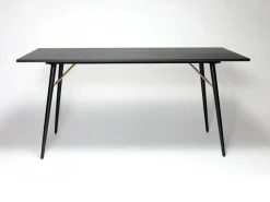 Reforma Matbord 'Lux' 160x90cm - Svart/Mässing