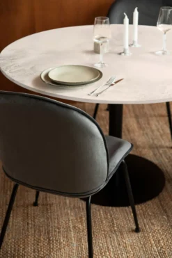 Reforma Matbord 'Marbleous' Runt 120cm - Vit