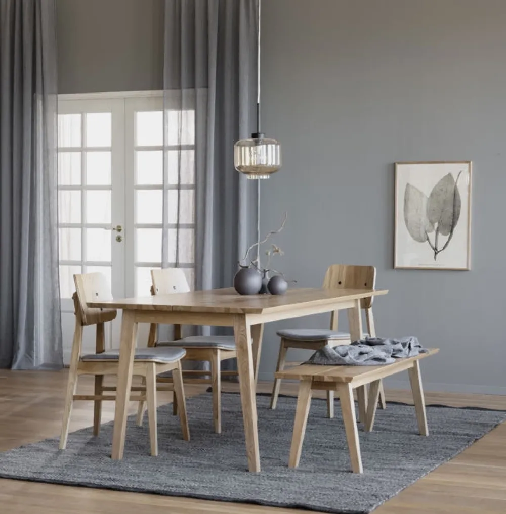 Rowico Home Matbord 'Melfort' 180x90cm - Ek