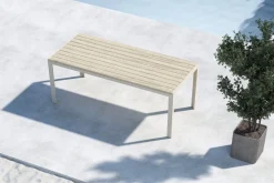 Garden Prestige Matbord 'Mirko' 205x74cm - Beige
