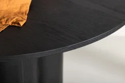 Reforma Matbord 'Orsa' Runt 110cm - Svart