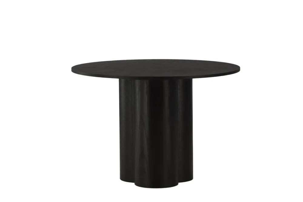 Reforma Matbord 'Orsa' Runt 110cm - Svart