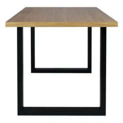 Reforma Matbord 'Radus' 140x85cm - Ek/Svart