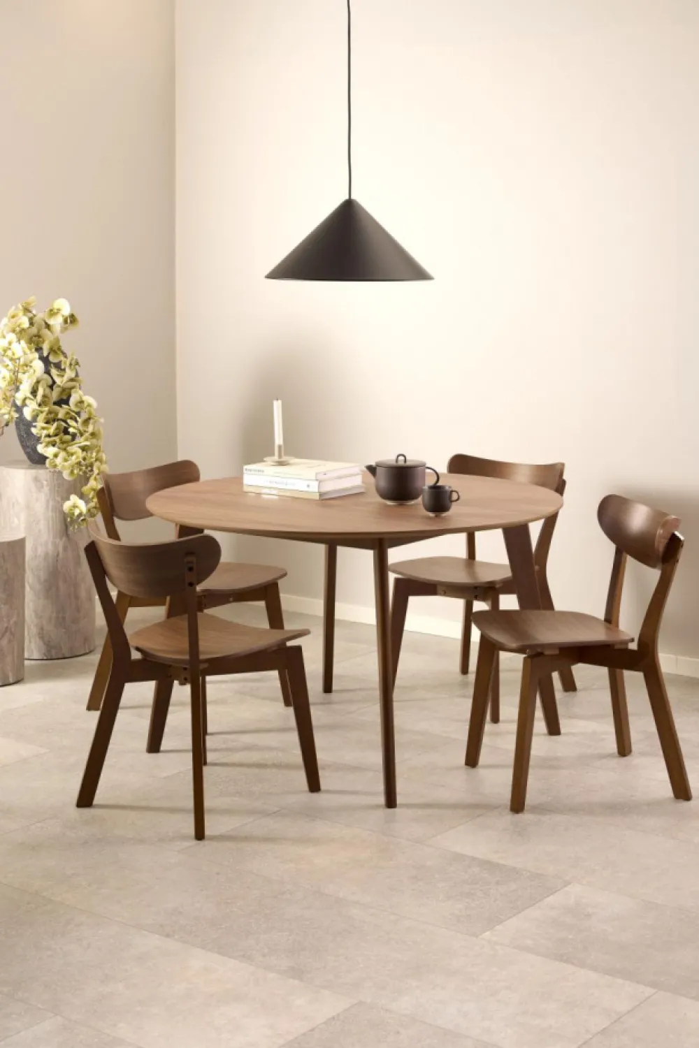 Reforma Matbord 'Roxby' Runt 120x76cm - Brun