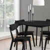 Reforma Matbord 'Ärsjö' Runt 105cm - Svart