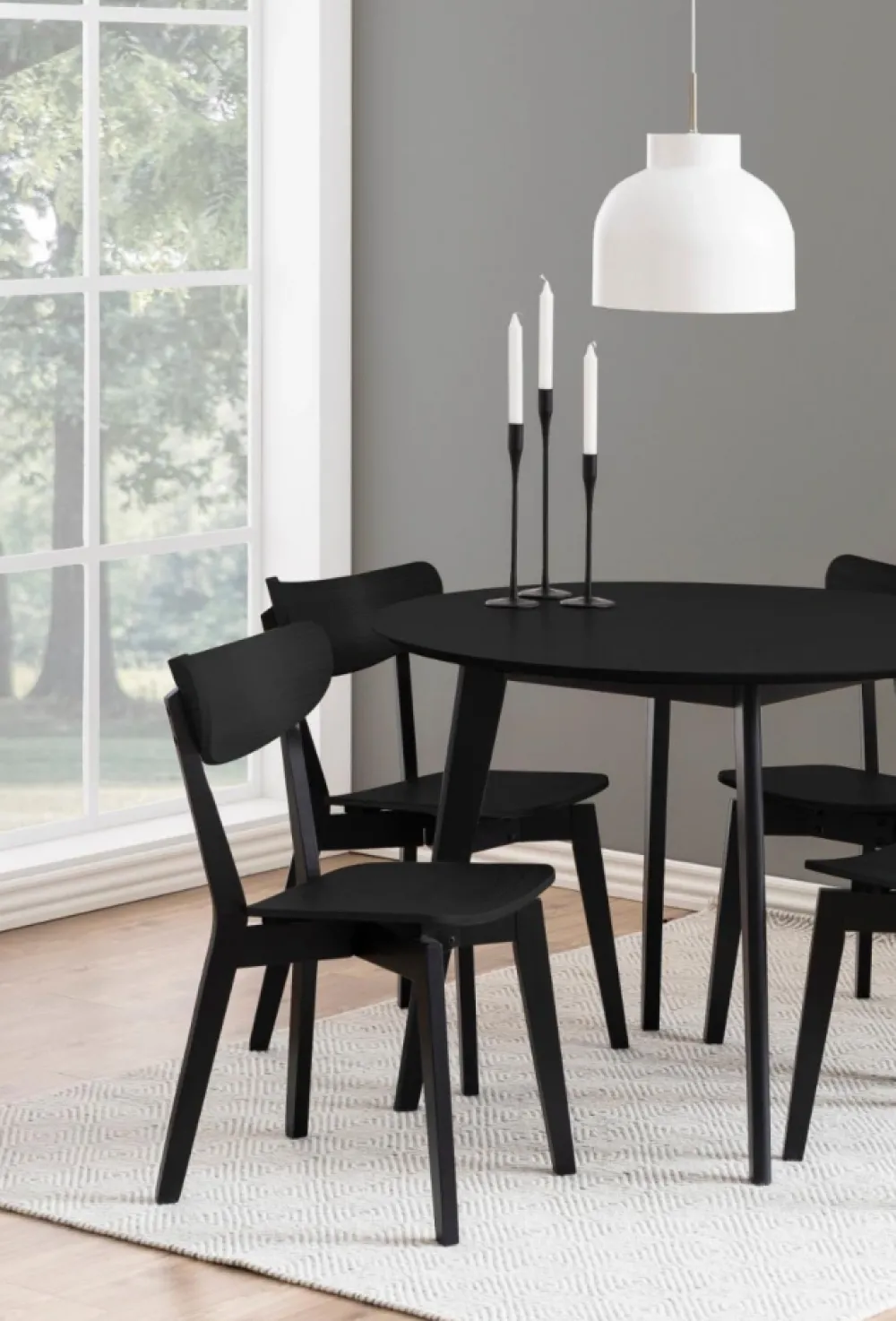 Reforma Matbord 'Ärsjö' Runt 105cm - Svart