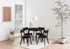 Reforma Matbord 'Ärsjö' Runt 105cm - Svart
