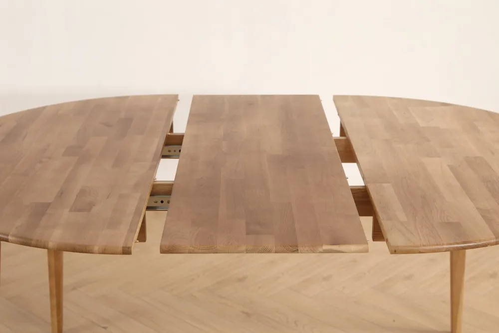 Reforma Matbord 'Saba' Ovalt/Runt 120-165x120 cm - Ek