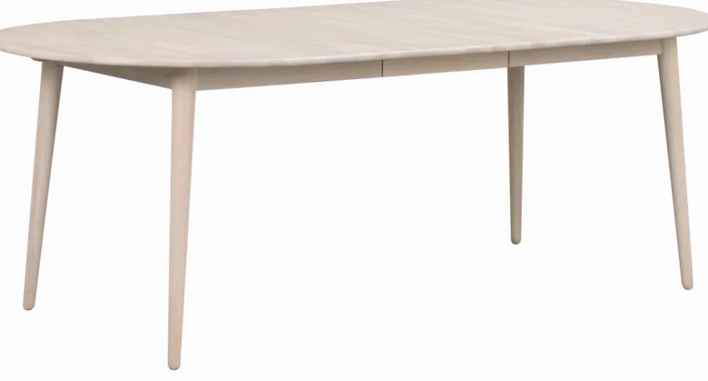 Rowico Home Matbord 'Tyler' Ovalt 170x105cm - Vitpigmenterad Ek