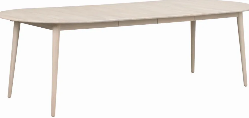 Rowico Home Matbord 'Tyler' Ovalt 170x105cm - Vitpigmenterad Ek