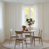 Rowico Home Matbord 'Tyler' 120x120 - Vit