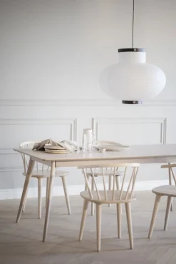 Rowico Home Matbord 'Yumi' 190x90cm - Vitpigmenterad ek