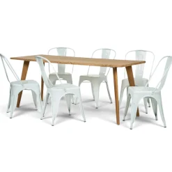 Reforma Matgrupp 'Nordisk Montmartre' 1 Bord & 6 Stolar