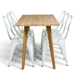 Reforma Matgrupp 'Nordisk Montmartre' 1 Bord & 6 Stolar