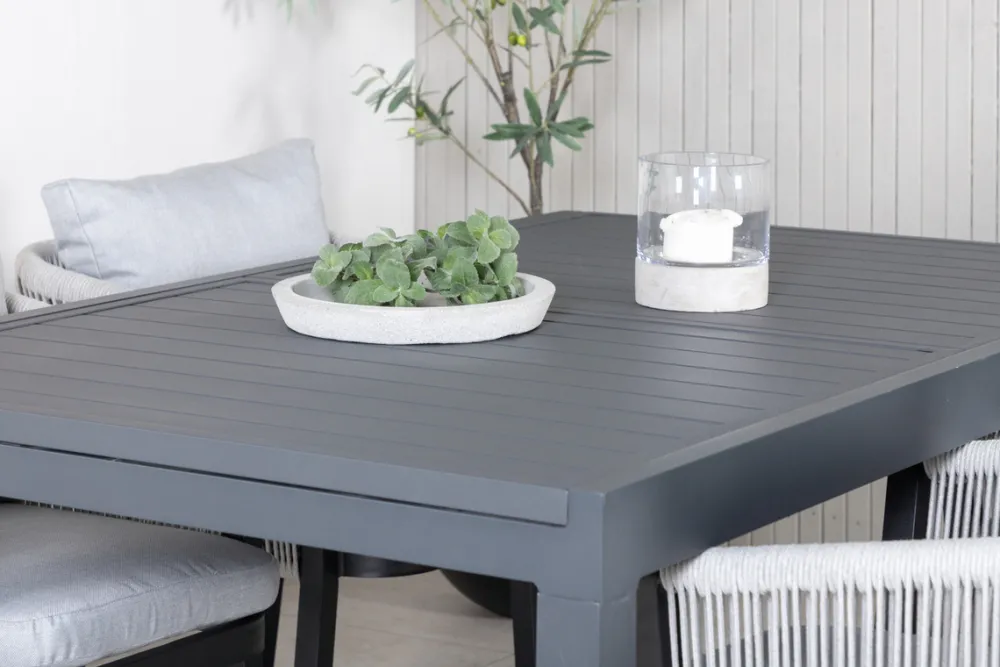 Garden Prestige Matgrupp 'Sollentuna' - Svart
