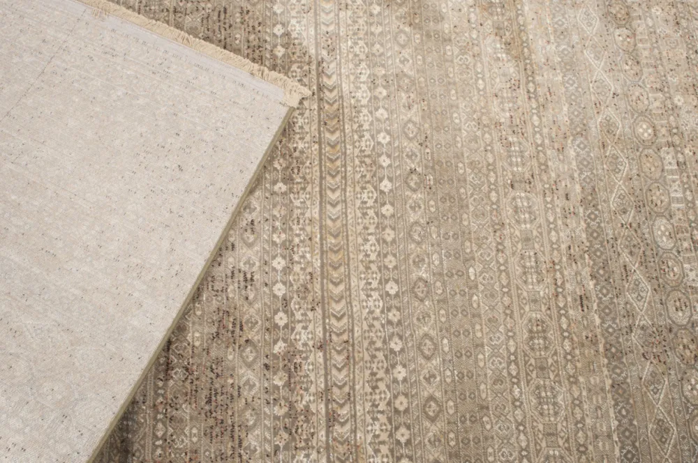 Dutchbone Matta 'Shisa' 67x245 - Forest/Beige