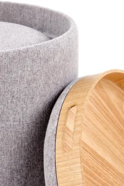 Reforma 2-pack Sittpuff/Sidobord 'Aviko' - Grå