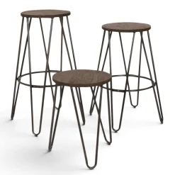 Reforma Pall 'Rustic' 45cm - Trä/Stål