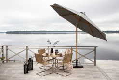Garden Prestige Parasoll 'Dubrovnik' - Grå