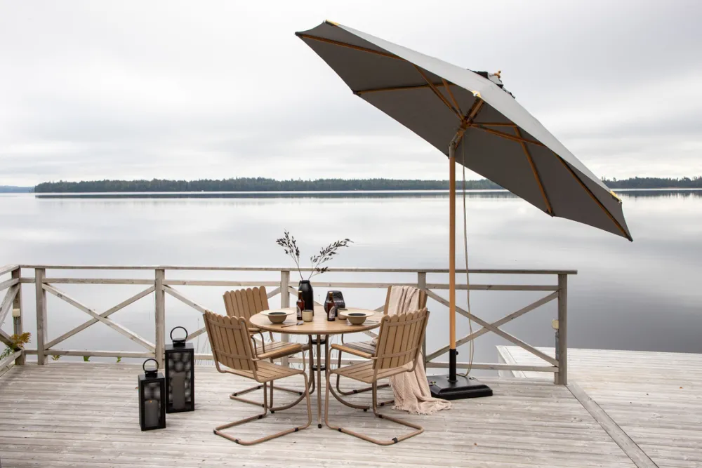 Garden Prestige Parasoll 'Dubrovnik' - Grå