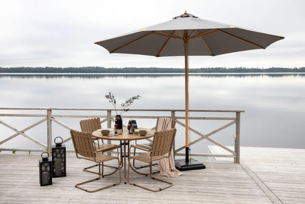 Garden Prestige Parasoll 'Dubrovnik' - Grå