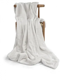 Reforma x Trendcarpet Pläd 'Aranga Super Soft Throw' 130x170cm - Vit