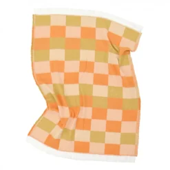 Reforma x Trendcarpet Pläd 'Audrey Check' 130x170cm - Beige/gul/orange