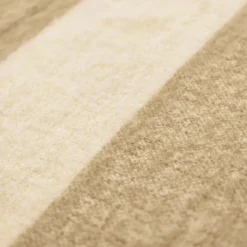 Reforma x Trendcarpet Pläd 'Beatriz Stripe' 130x170cm - Beige/vit