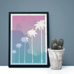 Reforma Poster 'The Palm Trees A4'