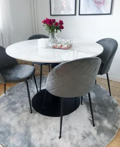 Reforma x Trendcarpet Rund matta 'Aranga Super Soft' - Grå