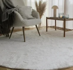Reforma x Trendcarpet Rund matta 'Aranga Super Soft' - Vit