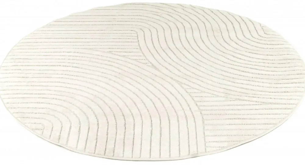 Reforma x Trendcarpet Rund Matta 'Devon' - Cream